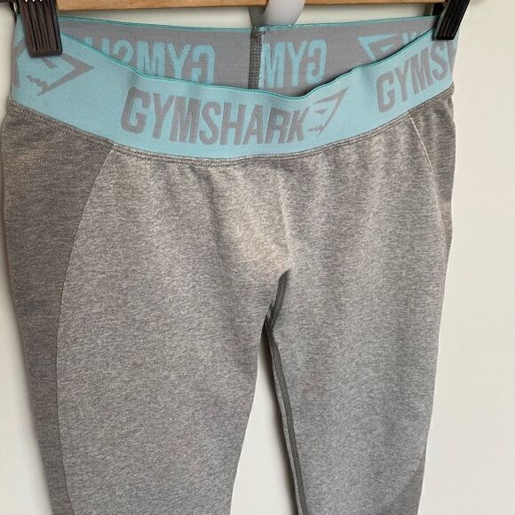 Gymshark Flex Crop Legging Light Gray - Picture 4 of 8